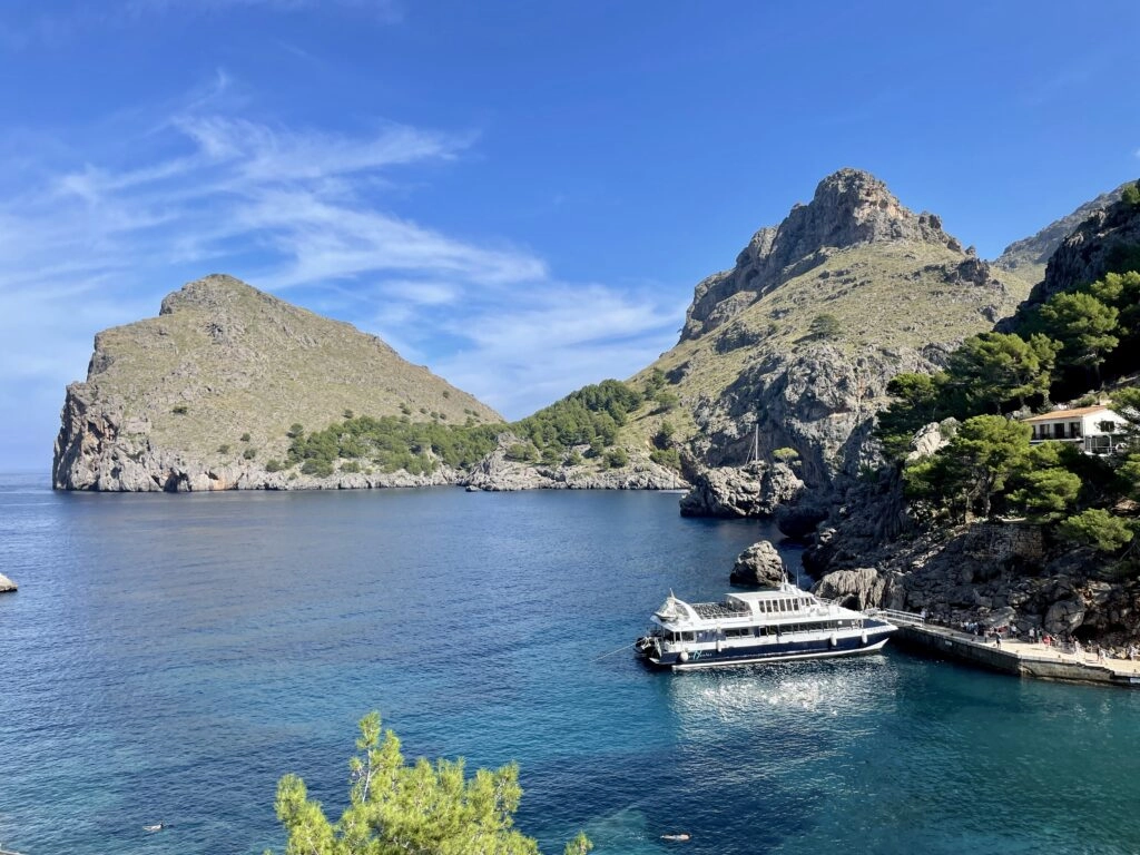 Sa Calobra Serra de Tramuntana – uitzicht op zee tijdens fietsvakantie Mallorca